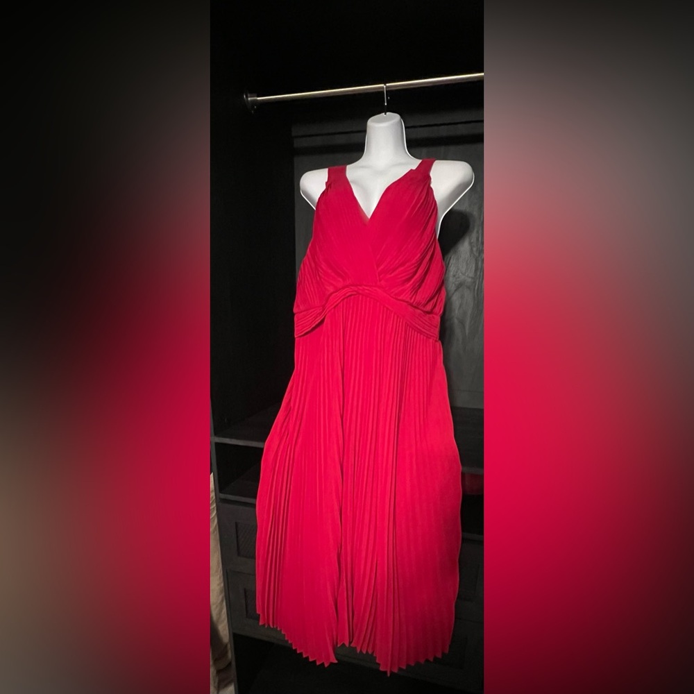 Elegant Red Women's Dress